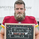 Ryan Fitzpatrick celebrates his first day.